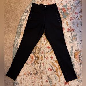 FLX Black High-Waist Ponte Ankle Pants